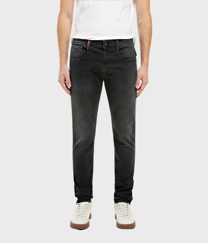 Trousers Anbass Hyperflex (C097 DARK GREY dark enzymatic wash)