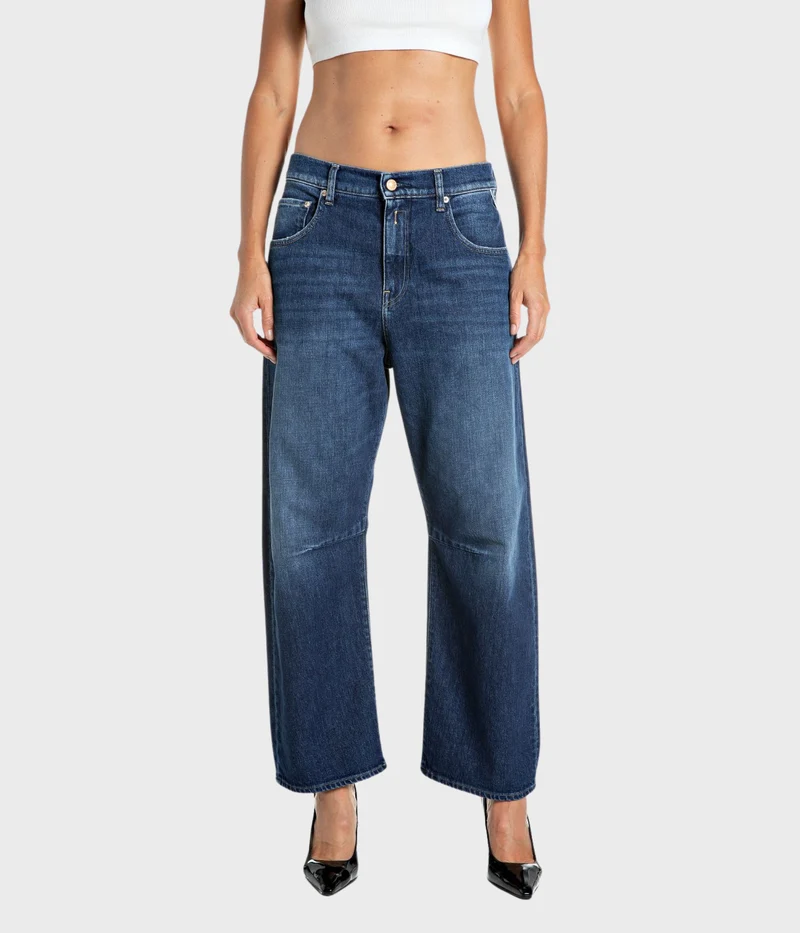Janie (C007 DARK BLUE dark enzymatic stone wash)