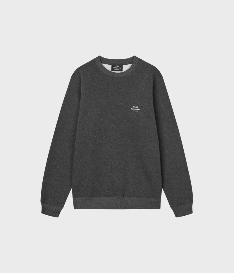 Standard Crew Logo Sweat. (8129 Dark Grey Melange)