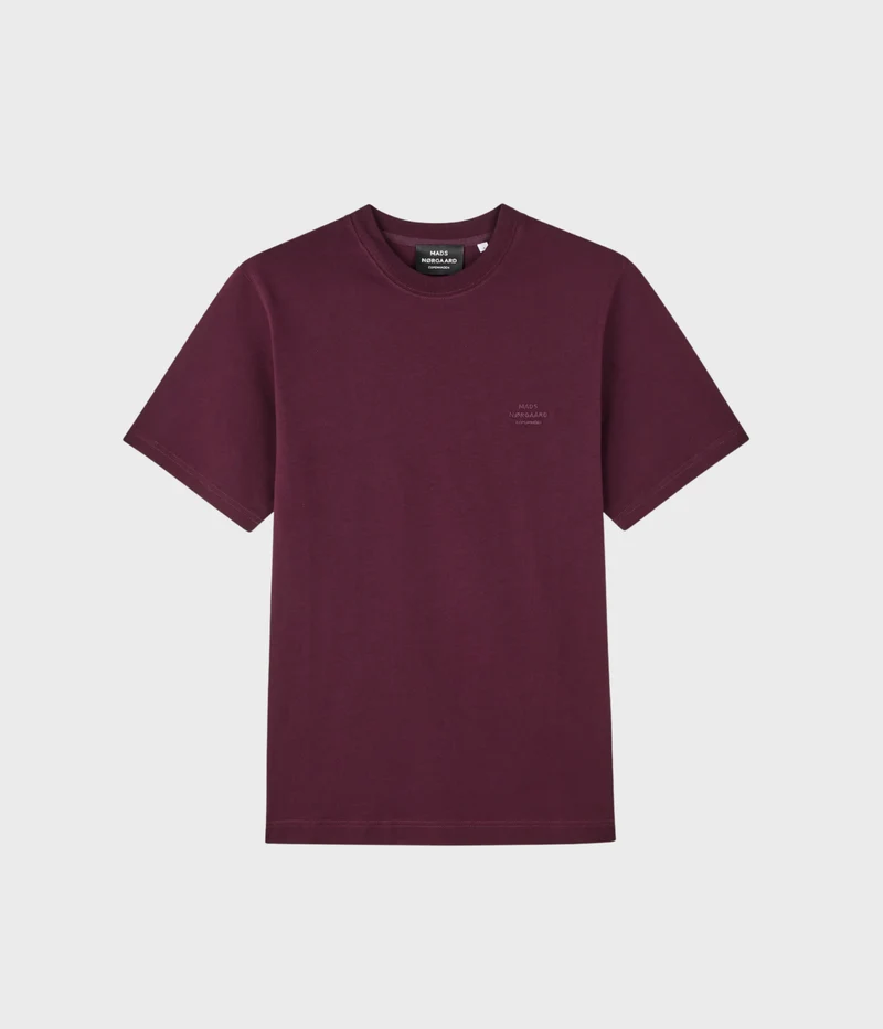 Cotton Jersey Frode Logo Tee Fav. (8114 Winetasting)