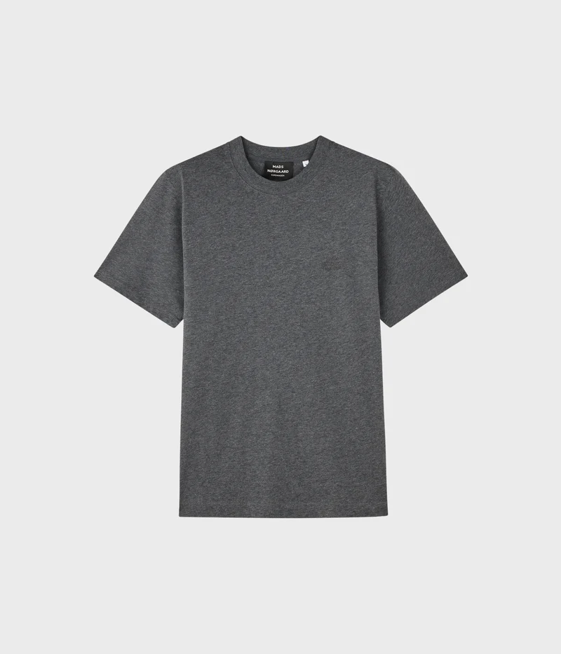 Cotton Jersey Frode Logo Tee Fav. (8129 Dark Grey Melange)