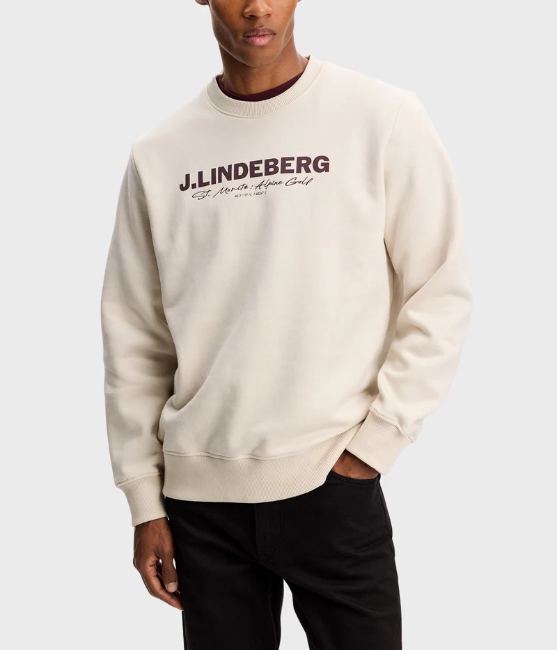 Alpha Graphic Crew Neck (U029 Moonbeam)