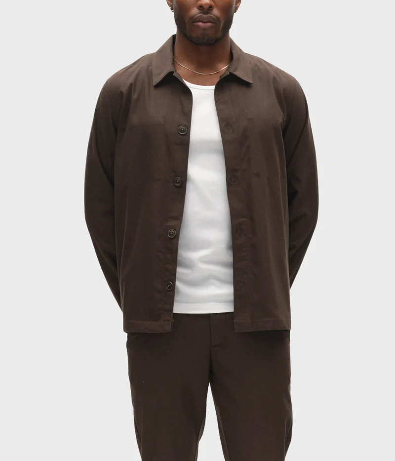 Gabtogger Base Deme Ls Overshirt (7008 Forest Night)