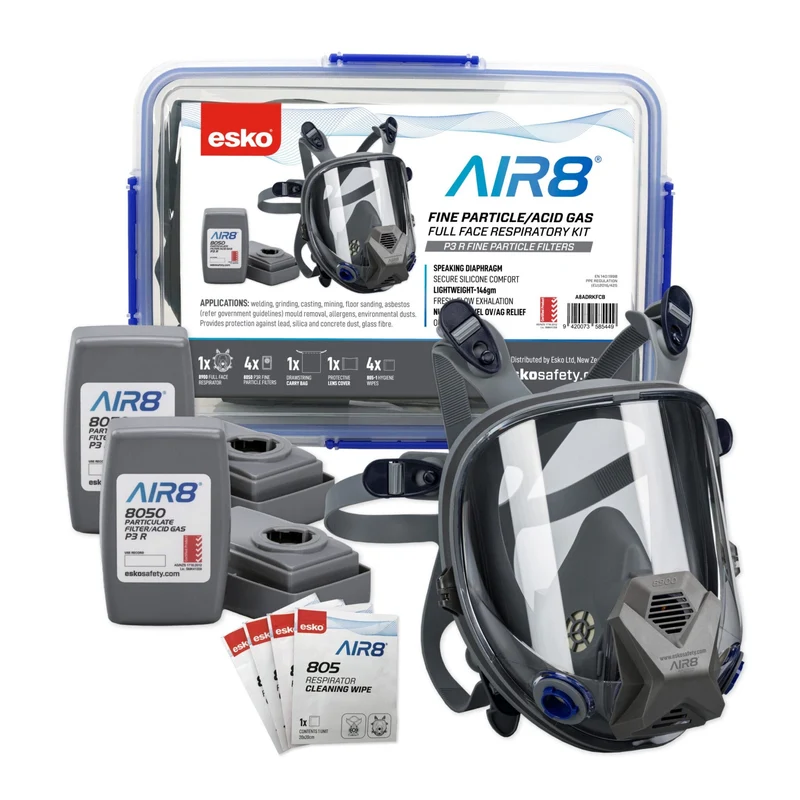 Esko AIR8 Full Face Respirator P2/P3R Clipbox Kit