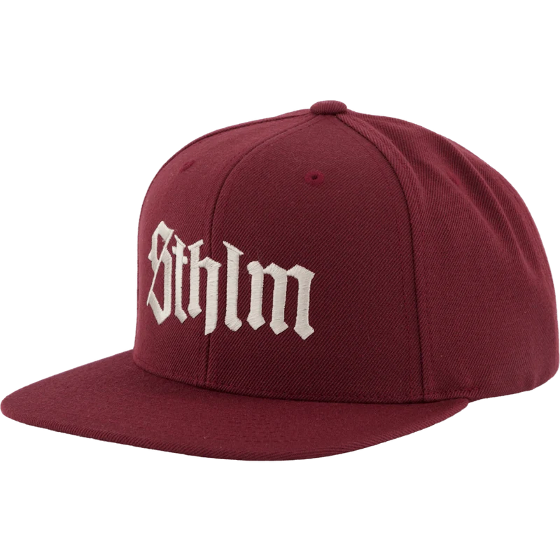 Sthlm Classic Snapback Burgundy/cream