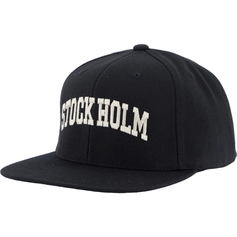 Stock Holm Classic Snapback Black/cream