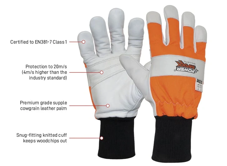 Esko POWERMAXX Ballistic Chainsaw Protection Glove