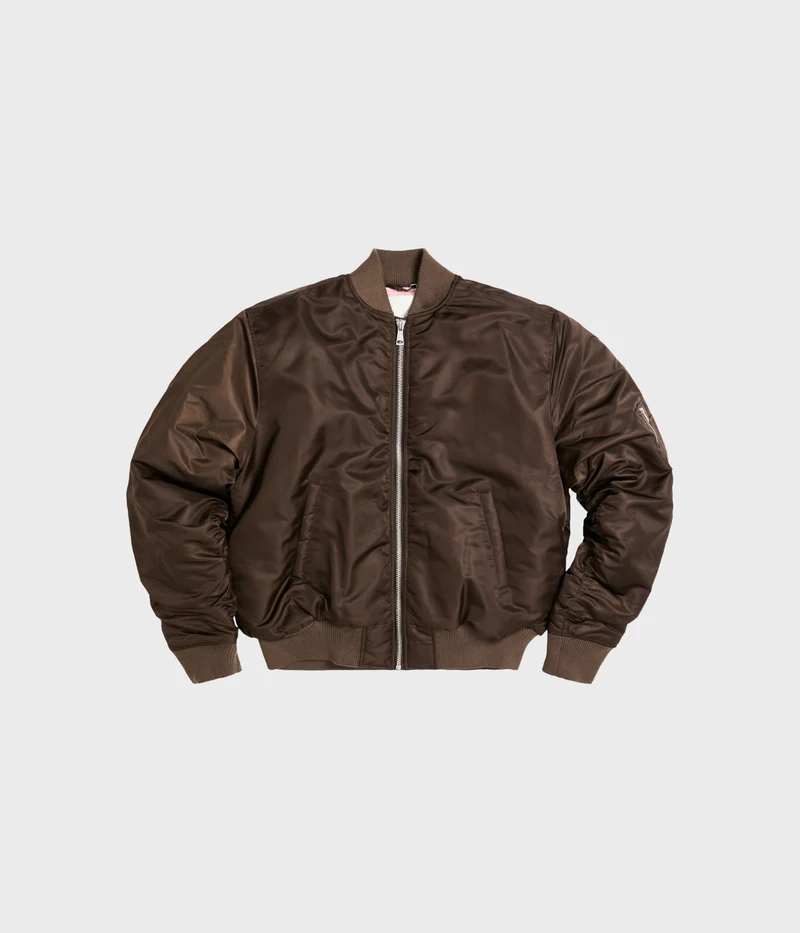 Pau Bomber Jacket (ESPRESSO BROWN)