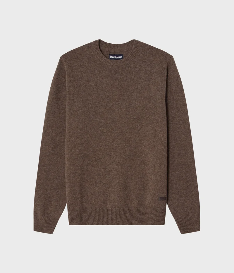 Barbour Essential Patch Crew. (ST71 Stone)