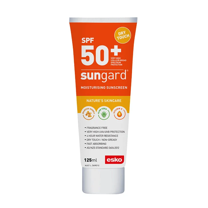 SUNGARD SPF 50 Sunscreen with Aloe vera & Vitamin E, 125ml flip-top tube