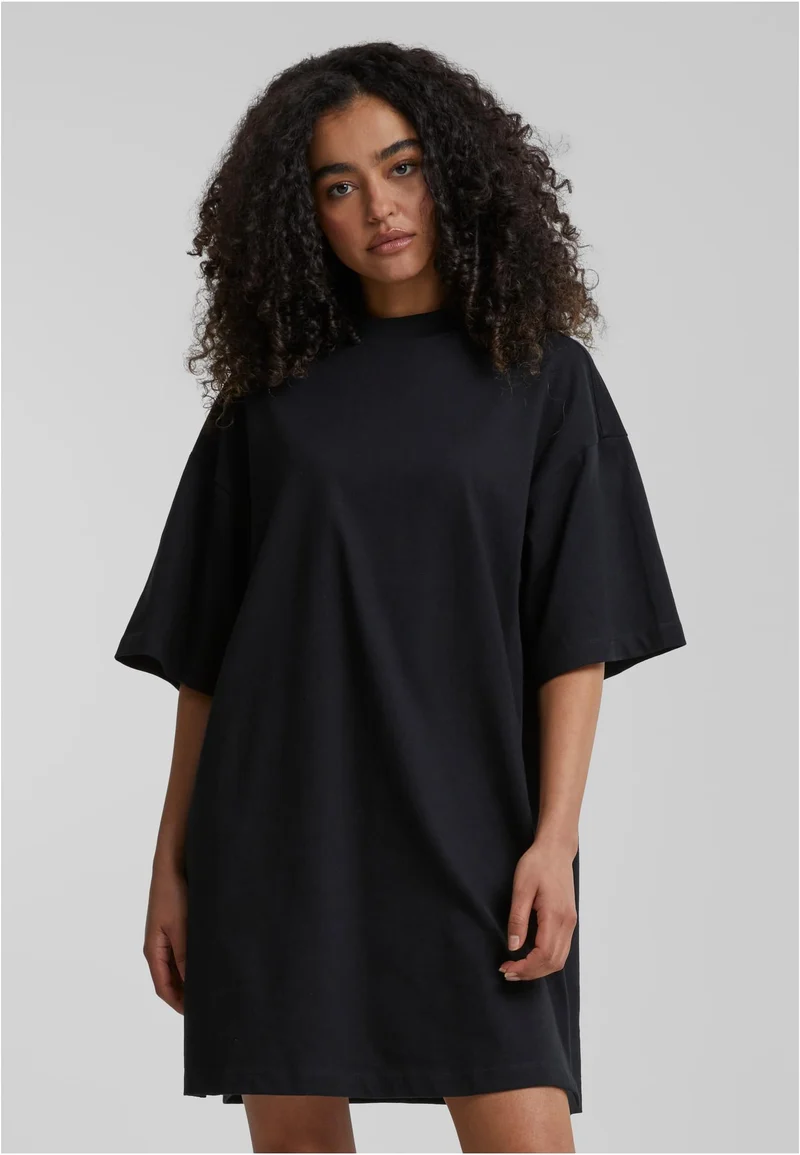 UC Organic Heavy Oversized Tee Dress 3XL BLACK