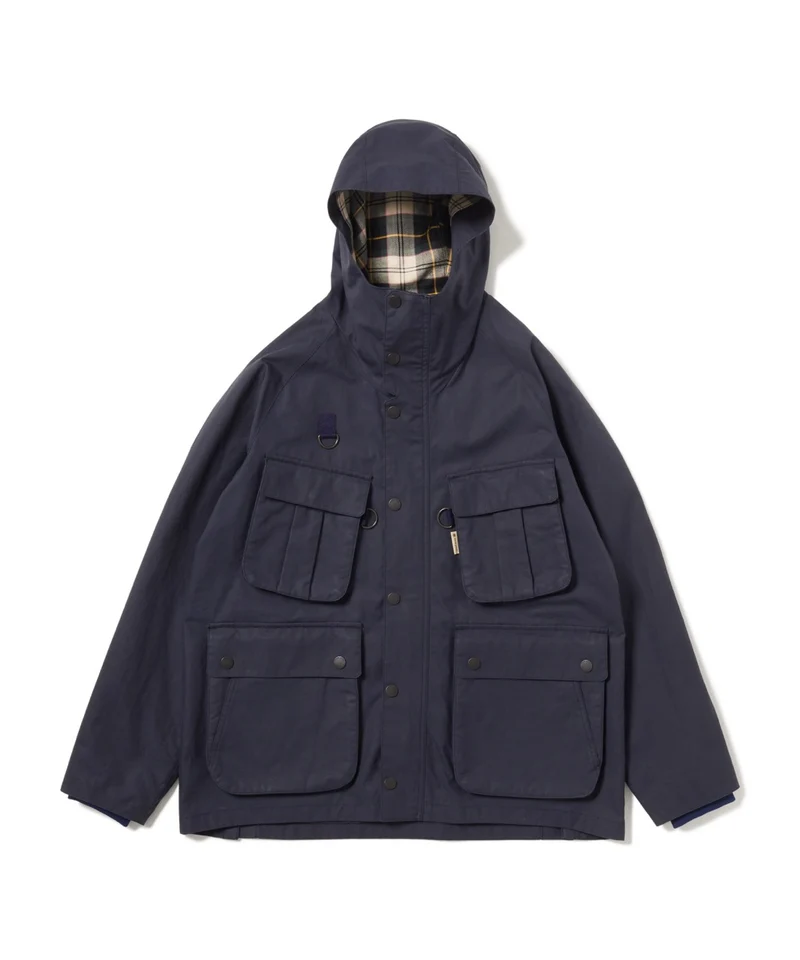 Waxed Cotton Hoodie