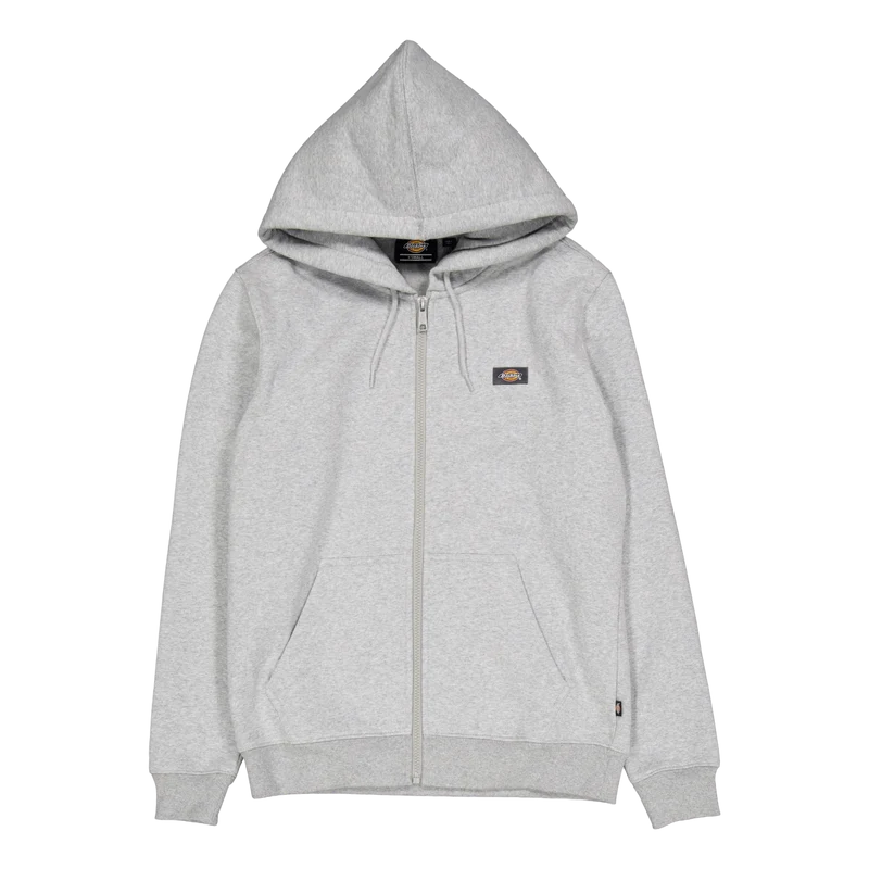 Oakport Zip Hoodie Grey Melang Grey Melange