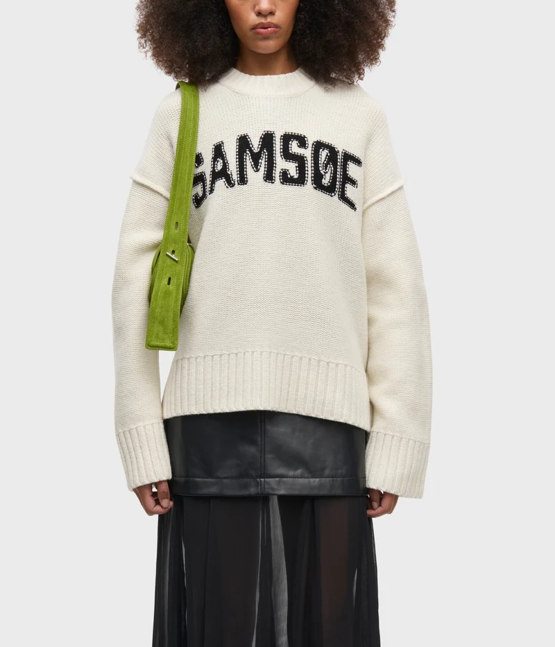 Sakeiku Samsøe Sweater 11250 (110103TCX Egret)