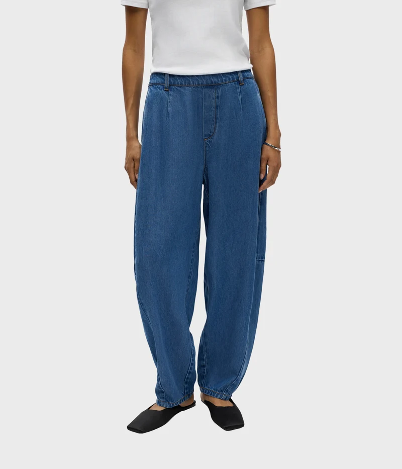 Objframe Mw Ankel Barrel Pant Noos (Medium Blue Denim)