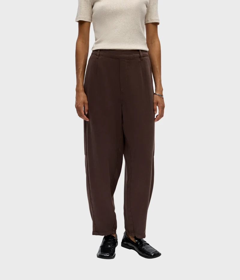 Objframe Mw Ankel Barrel Pant Noos (Seal Brown)