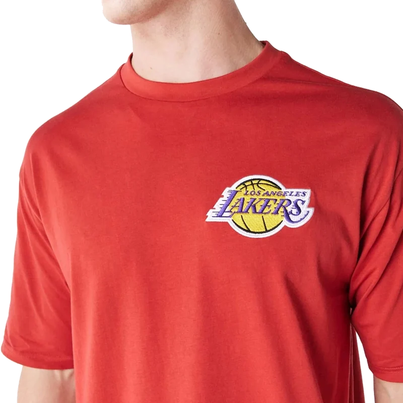 LA Lakers League Essential Red Oversized T-Shirt