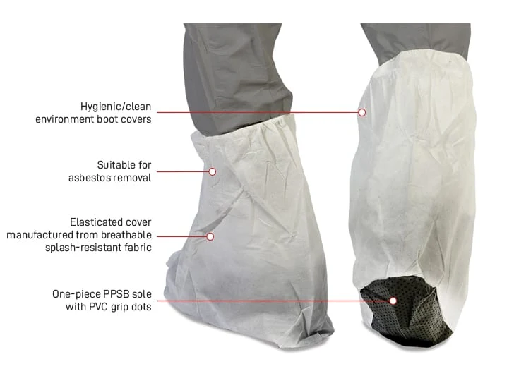 TITAN Polypropylene Boot Cover with Non-slip PVC sole and PVC Grip Dots