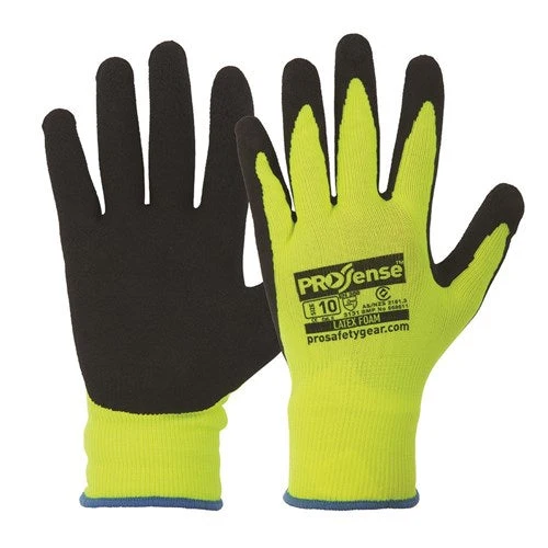 ProSense Black Latex Foam on Hi Vis Yellow Nylon Liner