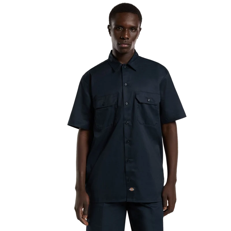 Work Shirt Ss Rec Dark Navy