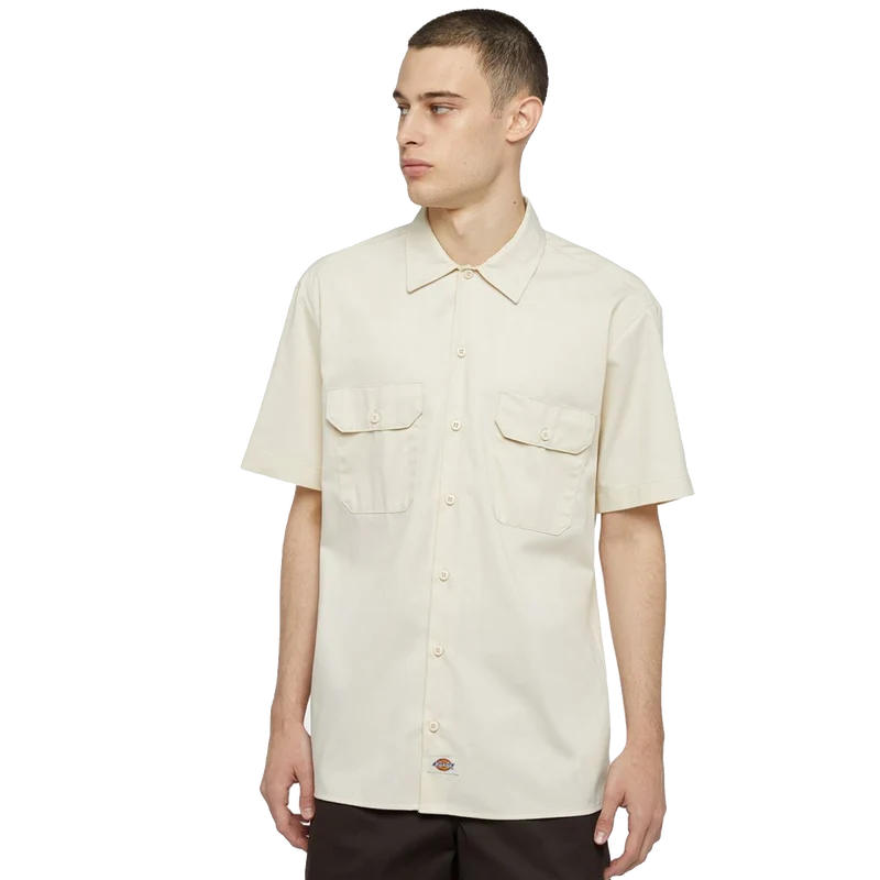 Work Shirt Ss Rec Whitecap Gray