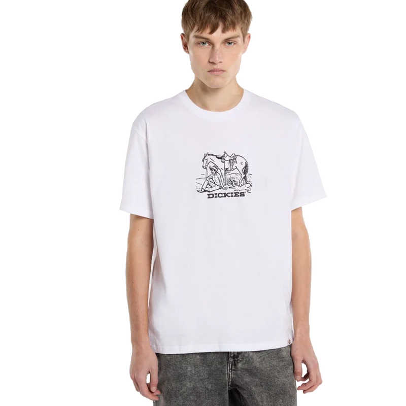 Companion Center Logo Ss Tee W White
