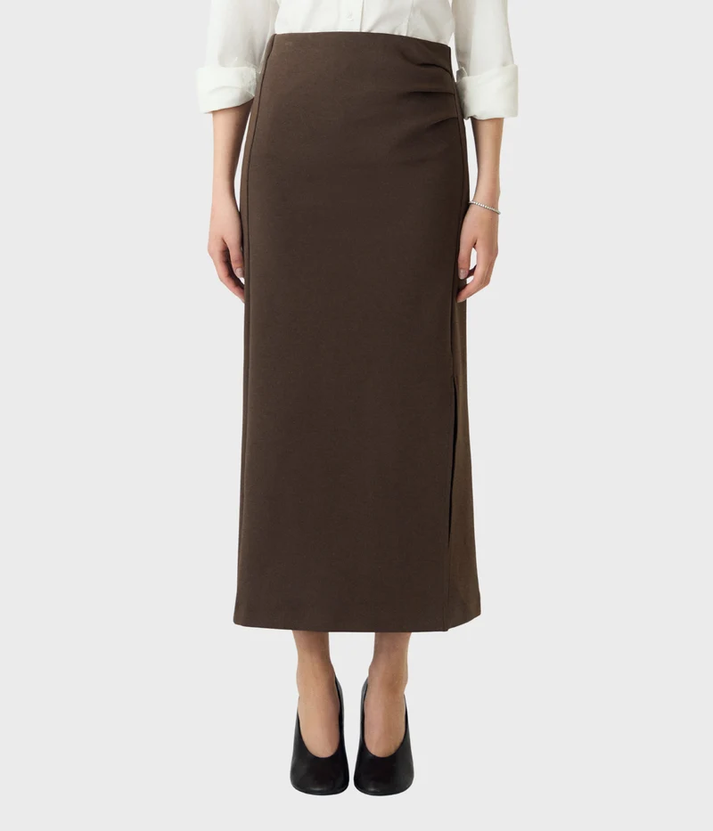 Yaspina Hw Long Skirt Noos (Chocolate brown)