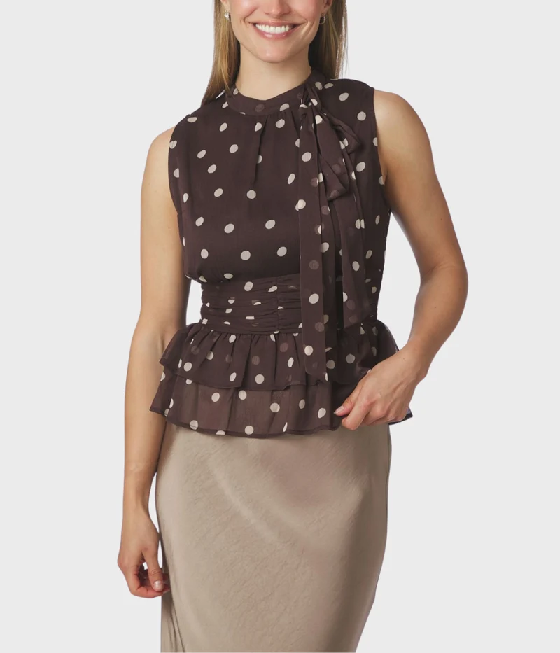 Ansol Big Dot Top (210 BROWN)
