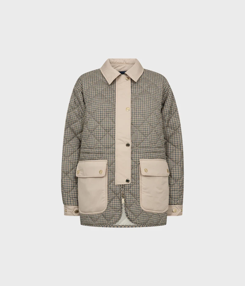 Mmanna Rye Check Jacket (733 Doeskin)