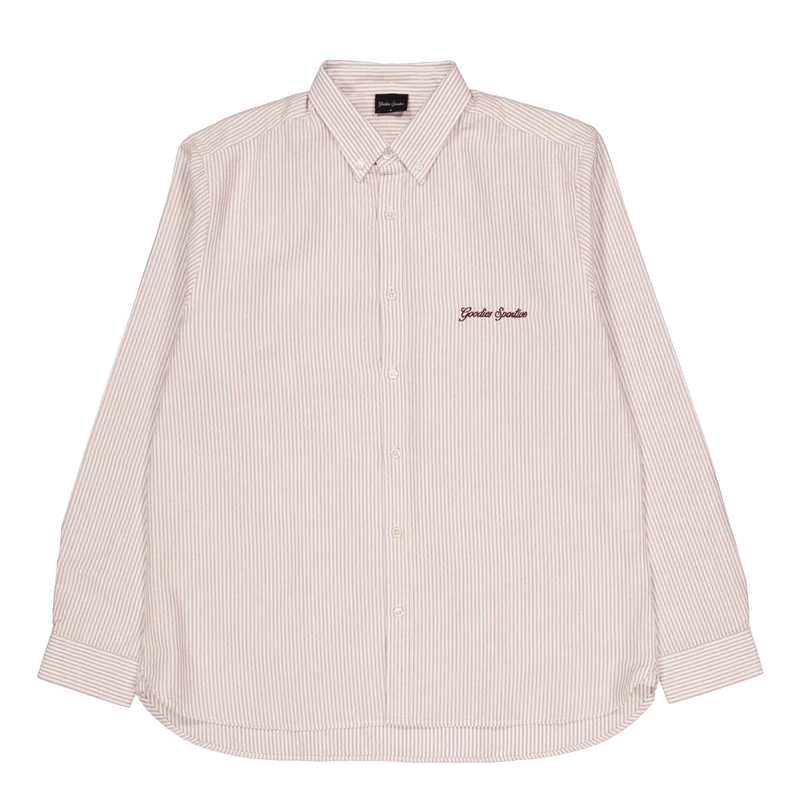 Heritage Oxford Shirt Burgundy/ecru