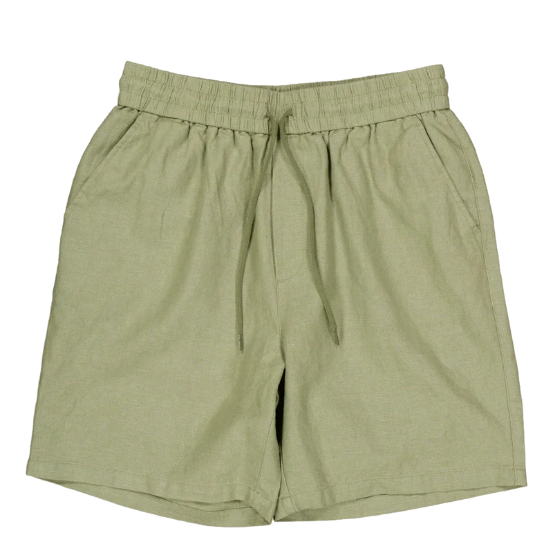 Otto Linen Shorts Lichen Green