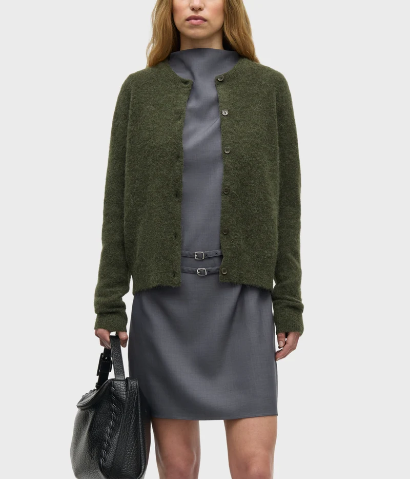 Nor Short Cardigan 7355. (190414TCX FOREST NIGHT)
