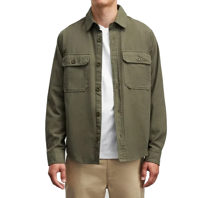 Dyed Canvas Skyler Shirt 8061 Kalamata