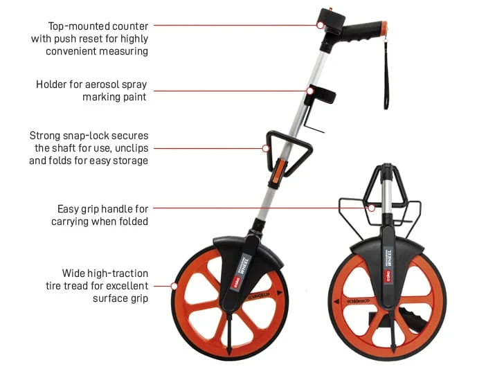 ESKO Premium Measuring wheel with carry bag