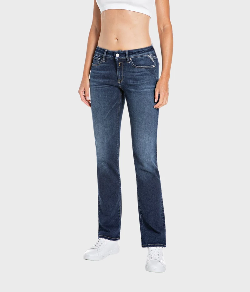 New Luz Bootcut (007 DARK BLUE dark enzymatic stone wash)