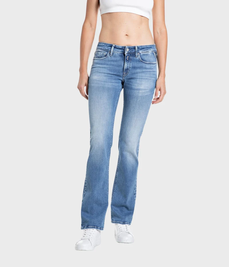 New Luz Bootcut (007 DARK BLUE medium tone enzymatic stone wash)
