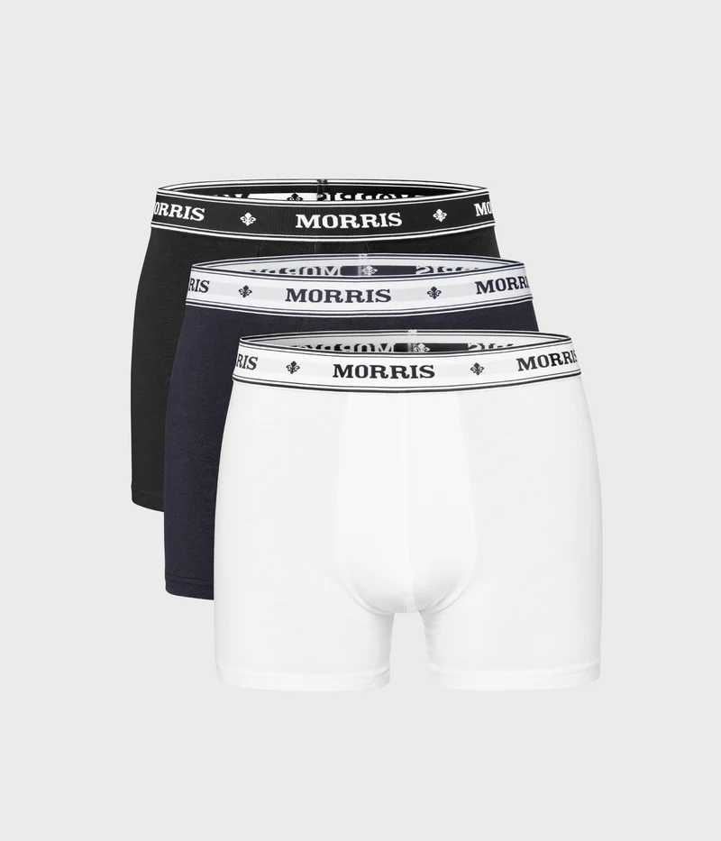 Morris Boxer Brief Mixed 3-Pack Wob. (96 Mix Colour)