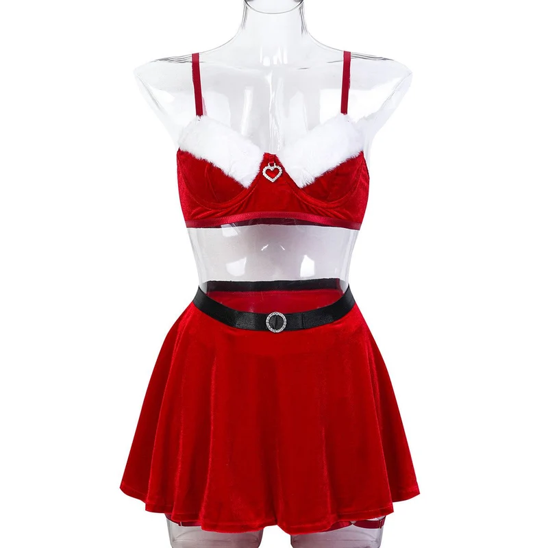 M House Of Dasein Christmas Dress Up Holiday Four Piece Set