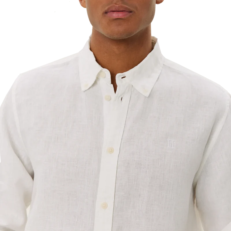 Kristian Linen B.d. Shirt White