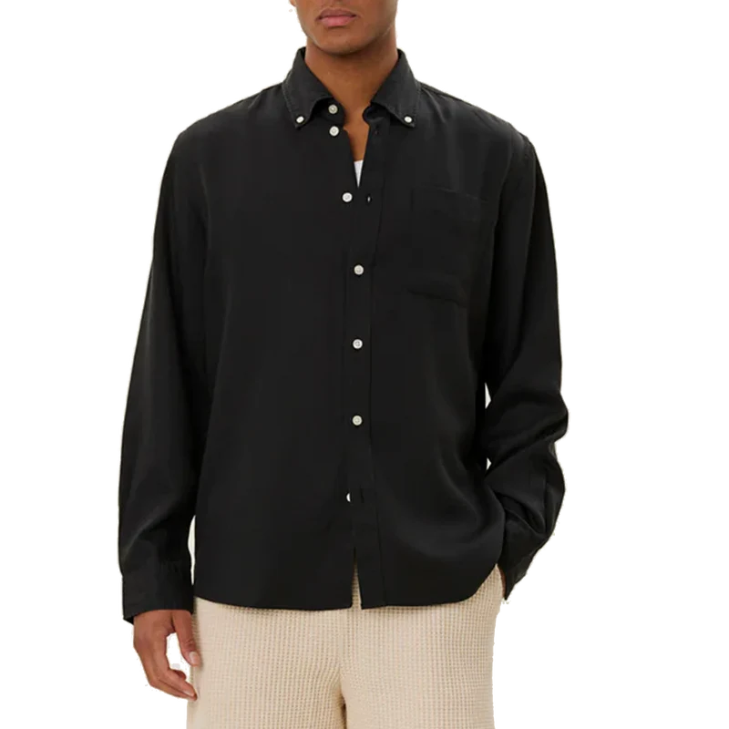 Kent Tencel Shirt Black