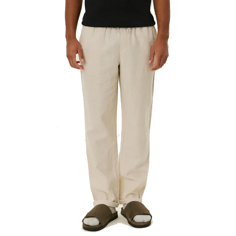 Patrick Linen Pants Light Sand