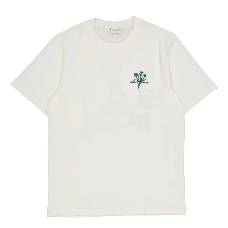Bruno Café T-shirt Light Ivory