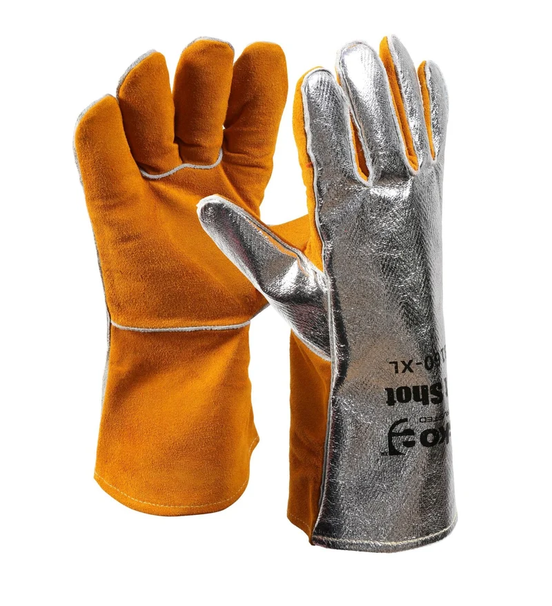 Esko 'Silverback' Aluminised Leather Welding Glove, Size XL