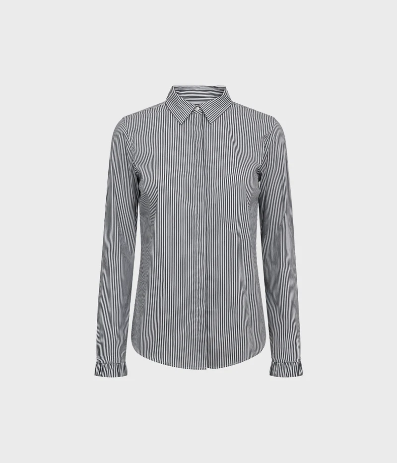 Mmmattie Flip Stripe Shirt (191 India ink)