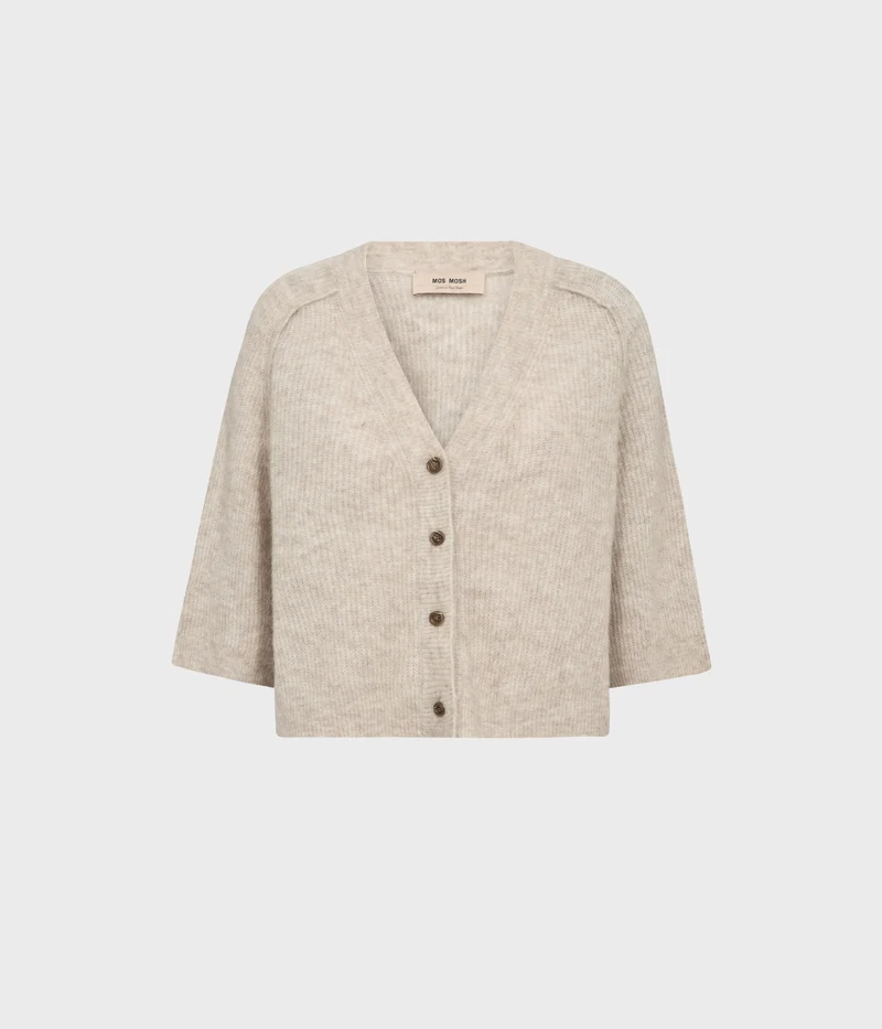 Mmthora Lizet Knit Cardigan (174 Feather Gray)