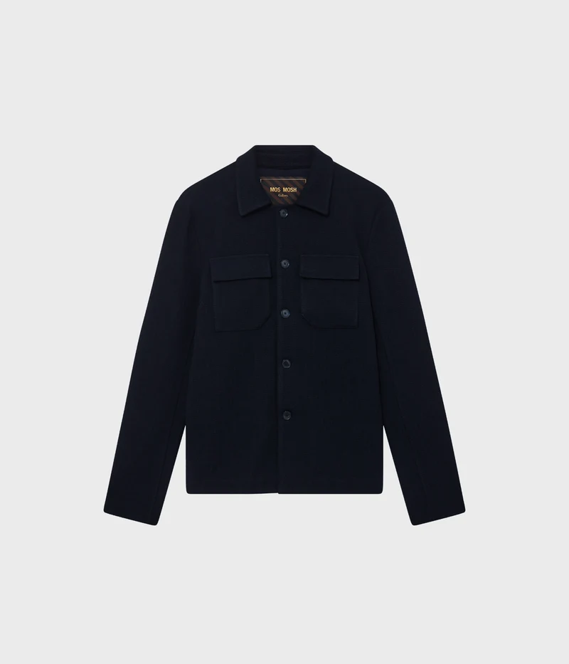Mmgaustin Knit Overshirt (469 Navy)