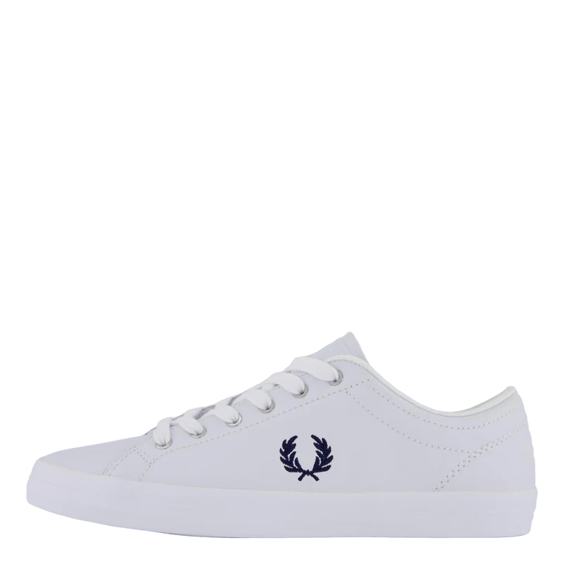 Baseline Leather White/navy