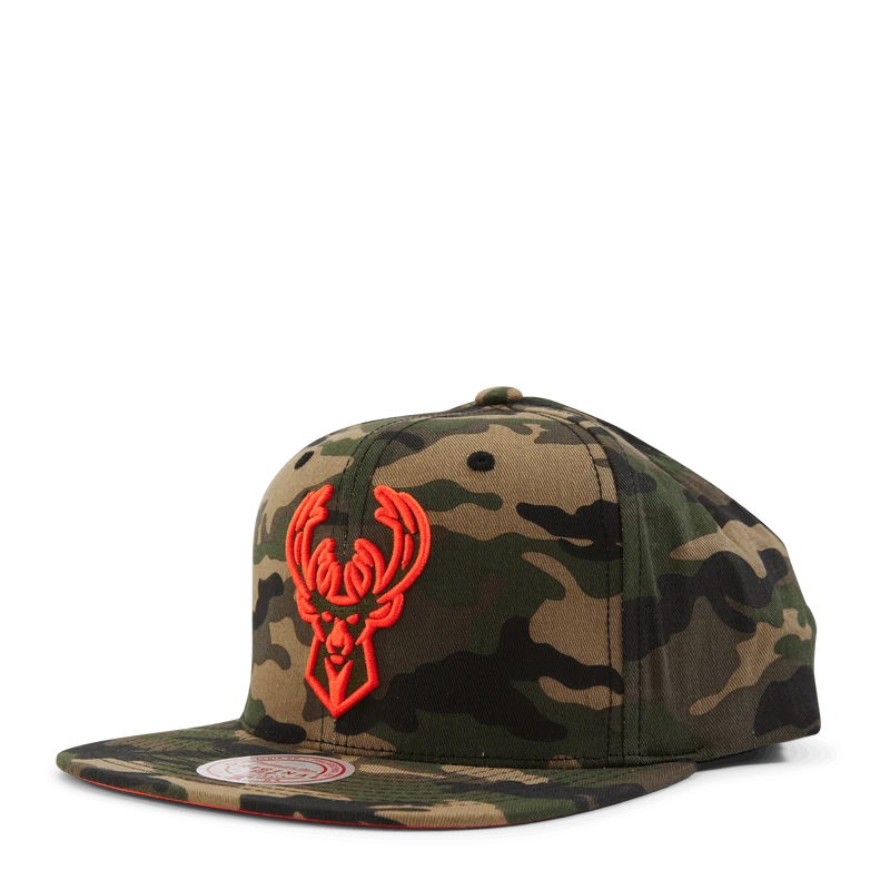 Bucks Neon Camo Pop Snapback