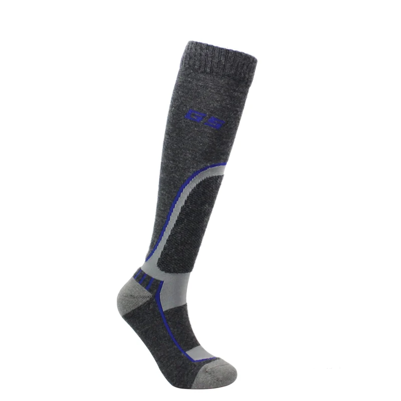 GSou Snow Men's Warm High Performance Wool Ski Socks