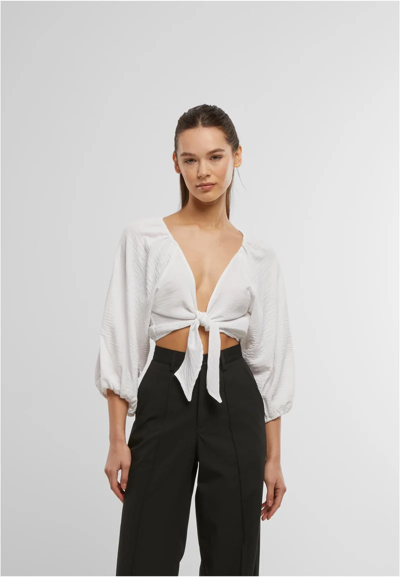 UC Structured Knotted Blouse